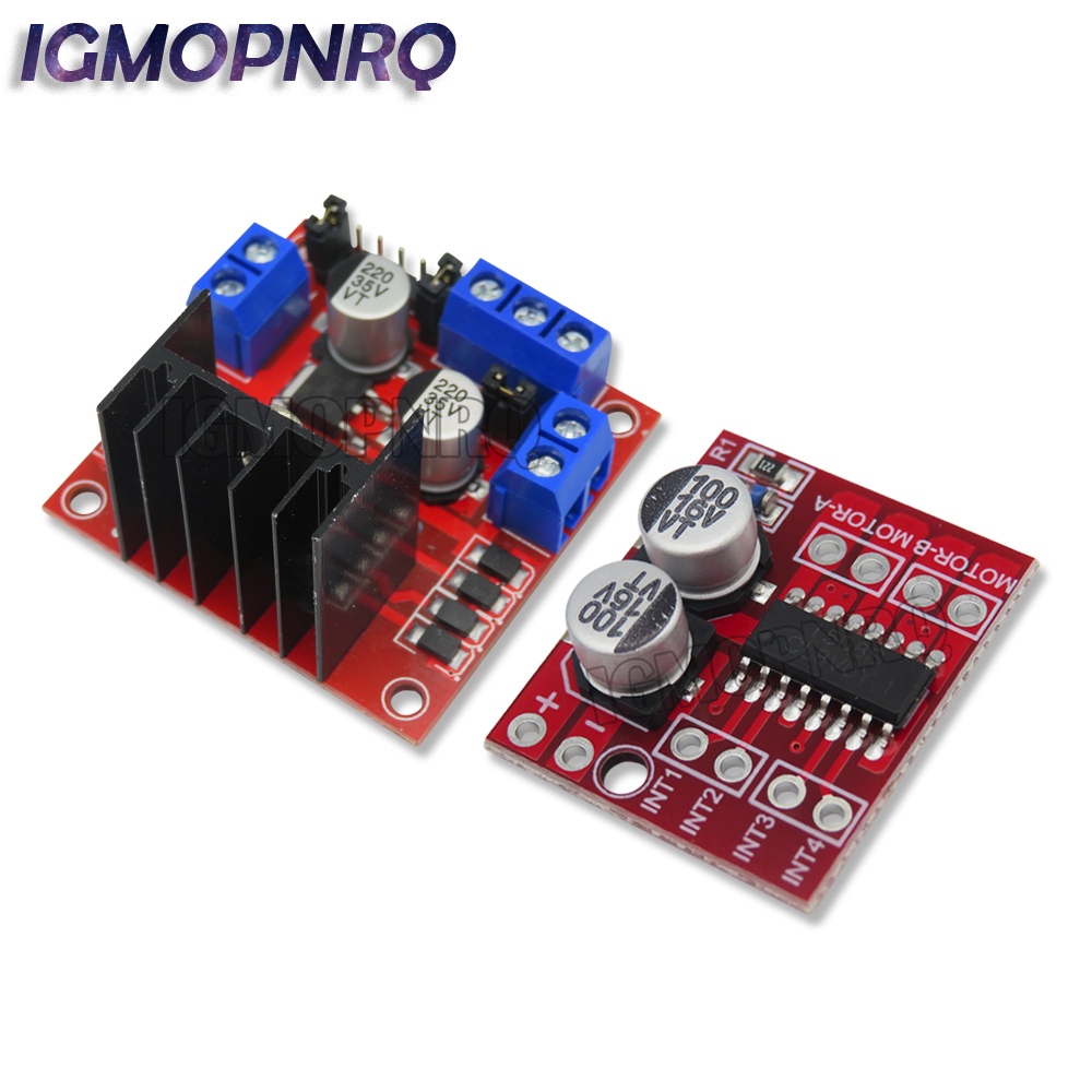 L298N Motor Driver - 아두이노 IBUW용 스마트 카 로봇 브레드보드