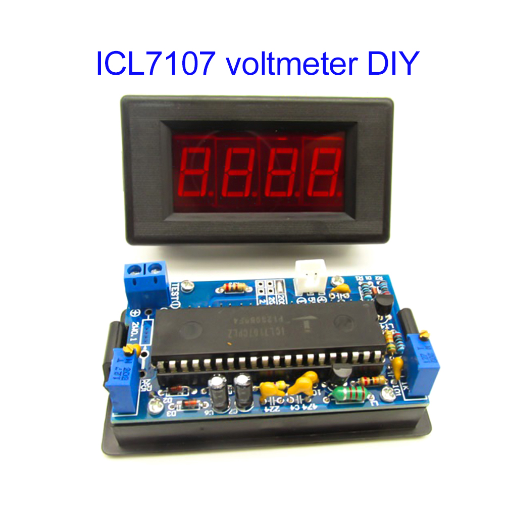 Diy Electronics Project Kit - ICL7107 전압계 DIY 키트 부품 DC