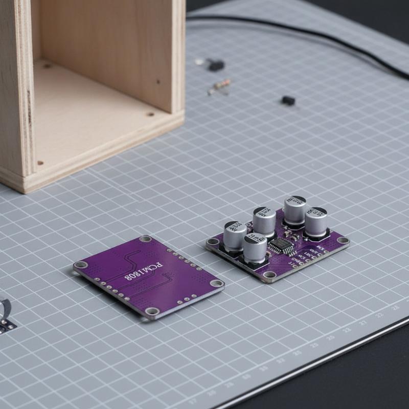 Diy Electronic Components - 신형 24비트 PCM1808 스테레오 ADC 모듈