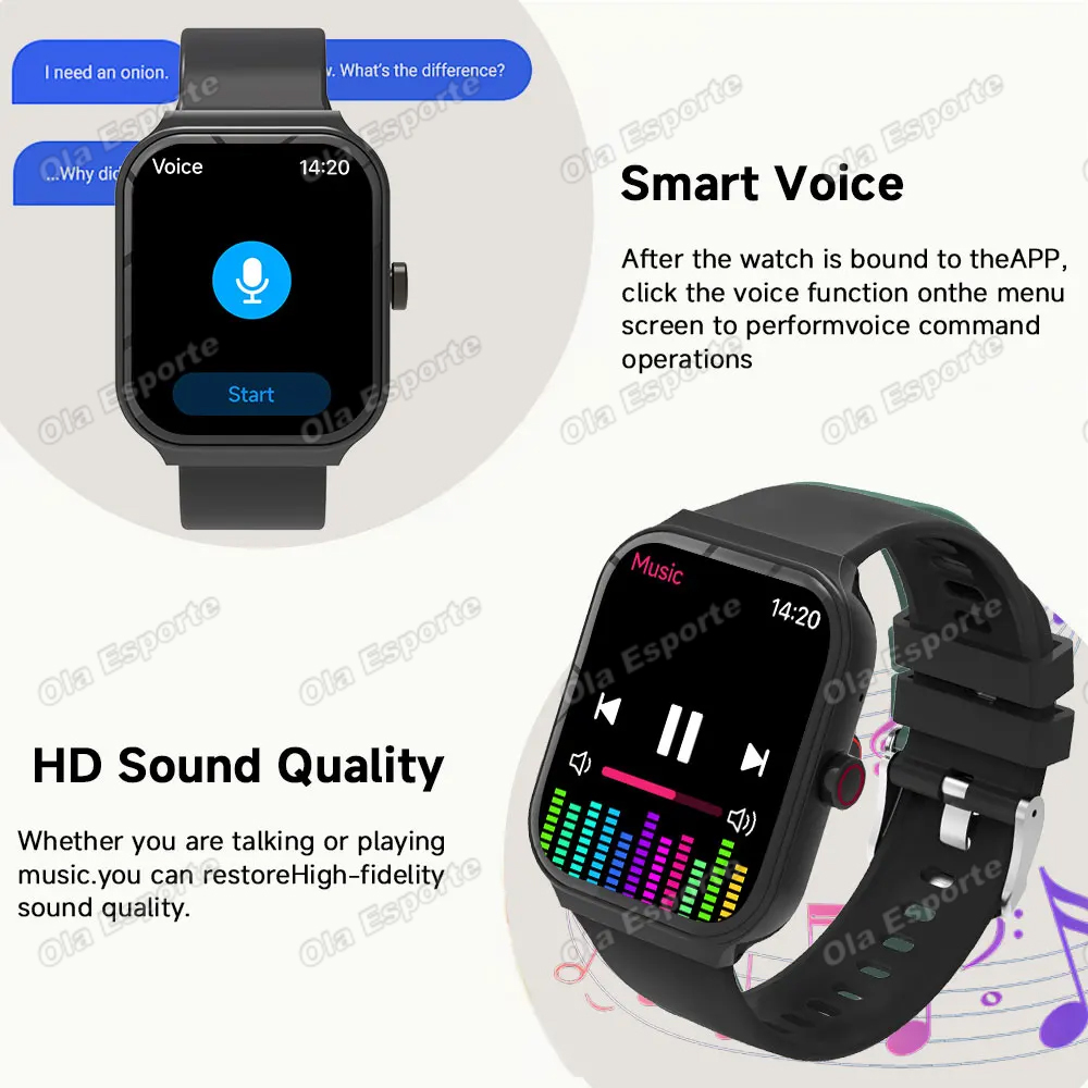 남녀공용 스마트워치 BT 통화 방수 DIY 워치페이스  - Diy Wearable Electronics 리뷰 및 가격