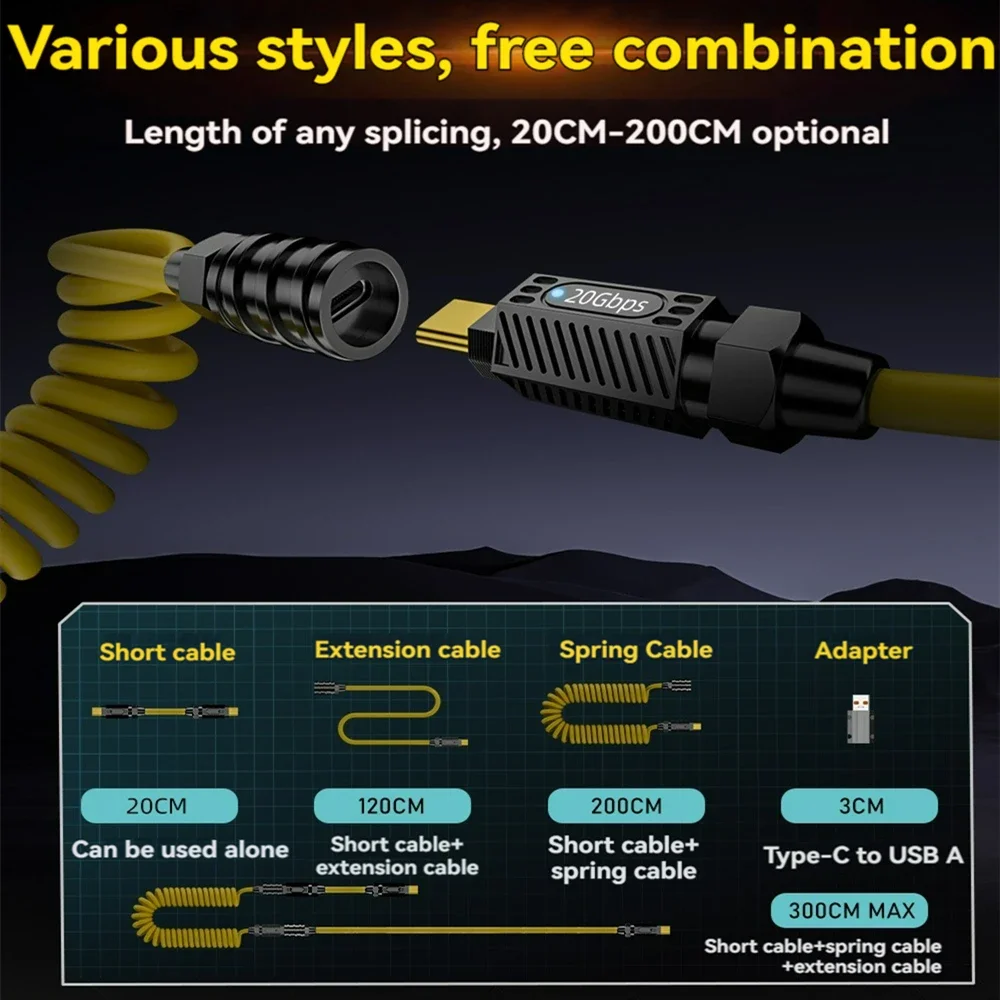 7in1 USB C 기크 데이터 케이블 DIY 세트 8 - Diy Electronics Websites 리뷰 및 가격