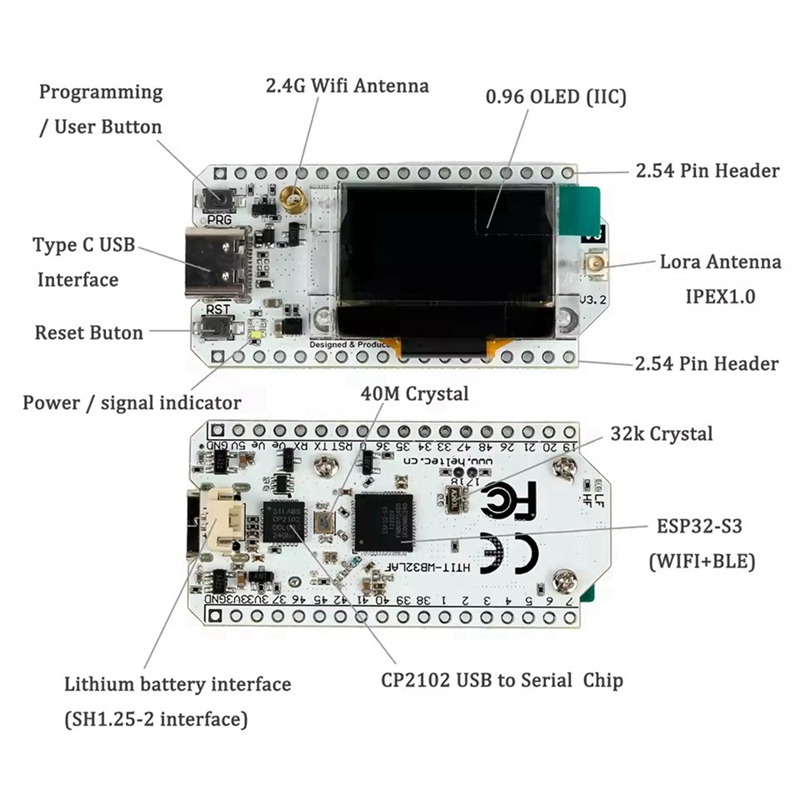 헬텍 로라32 V3 863-928MHZ ESP32 로라 - Esp32 Wifi Bluetooth 리뷰 및 가격