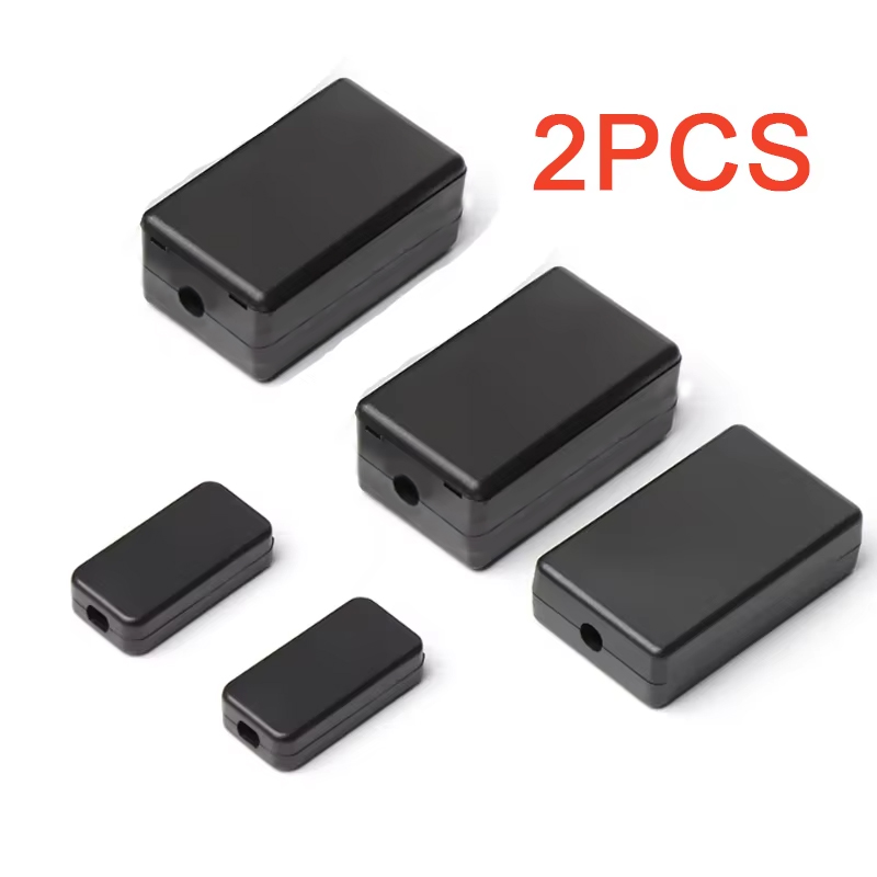 2PCS 플라스틱 방수 블랙 박스 DIY 하우징 악기  - Diy Electronics Websites 리뷰 및 가격
