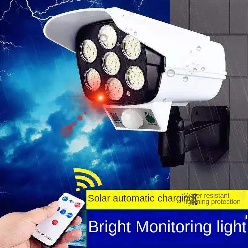 야외 태양 빛 모션 센서 보안 더미 카메라 무선 홍수  - Ldr Light Sensor 리뷰 및 가격