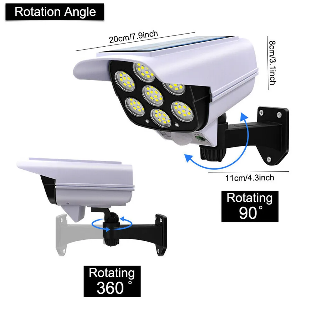 야외 태양 빛 모션 센서 보안 더미 카메라 무선 홍수  - Ldr Light Sensor 리뷰 및 가격