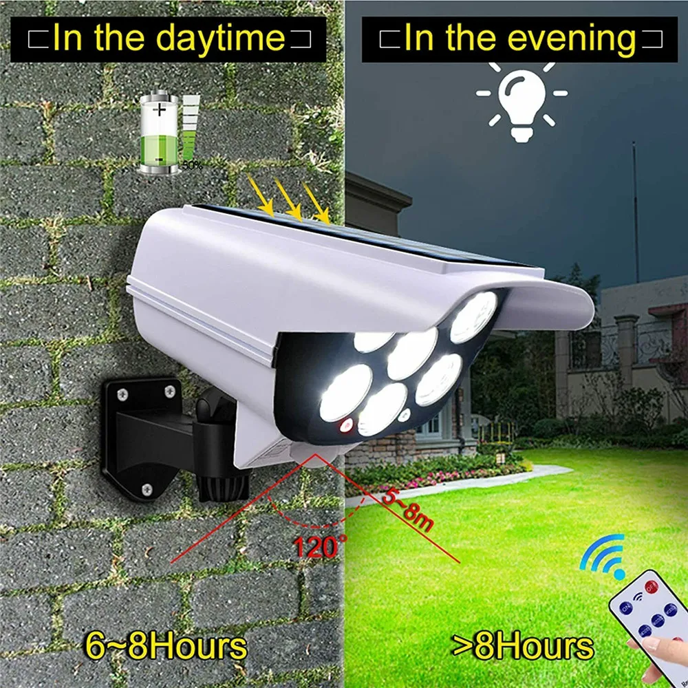 야외 태양 빛 모션 센서 보안 더미 카메라 무선 홍수  - Ldr Light Sensor 리뷰 및 가격