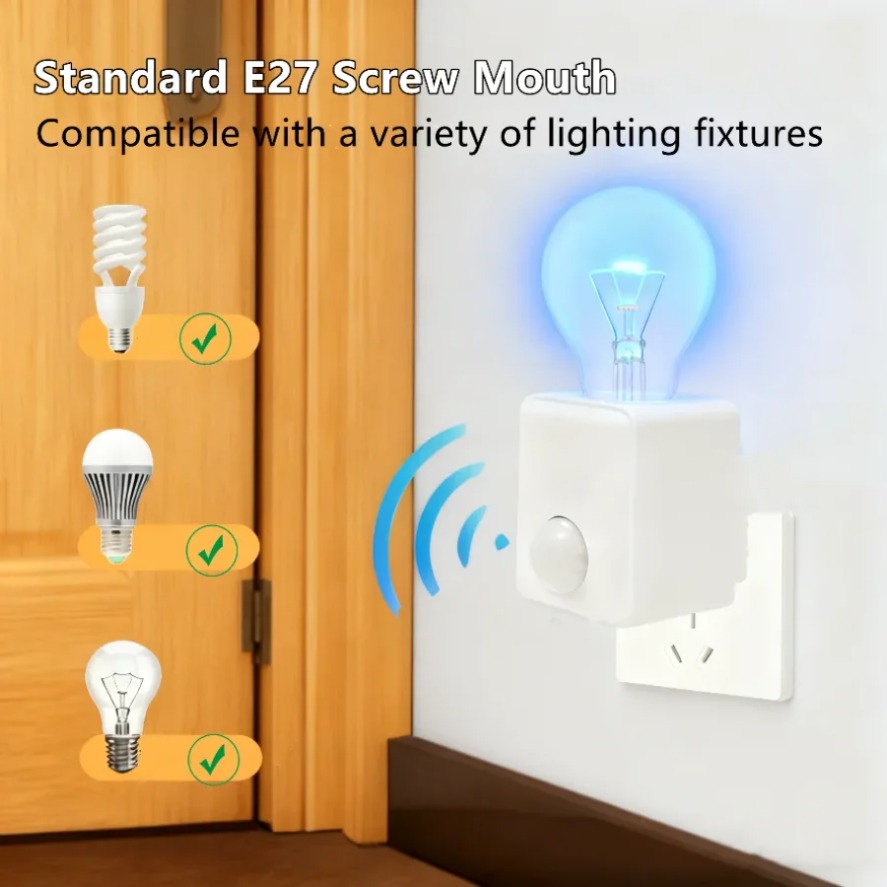 E27 PIR 모션 센서 LED 스위치 램프 베이스 E - Ldr Light Sensor 리뷰 및 가격