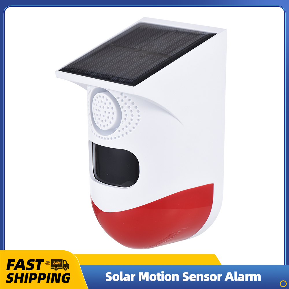 태양 모션 센서 알람 야외 120dB 시끄러운 사이렌  - Ldr Light Sensor 리뷰 및 가격