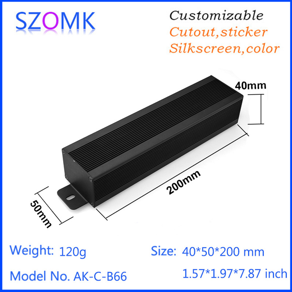 1 조각 40*50*200mm 알루미늄 상자 인클로저  - Diy Electronics Websites 리뷰 및 가격