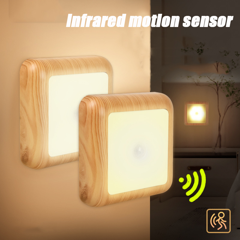 우드 그레인 무선 배터리 스마트 바디 모션 센서 LED - Ldr Light Sensor 리뷰 및 가격