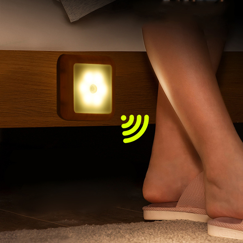 우드 그레인 무선 배터리 스마트 바디 모션 센서 LED - Ldr Light Sensor 리뷰 및 가격