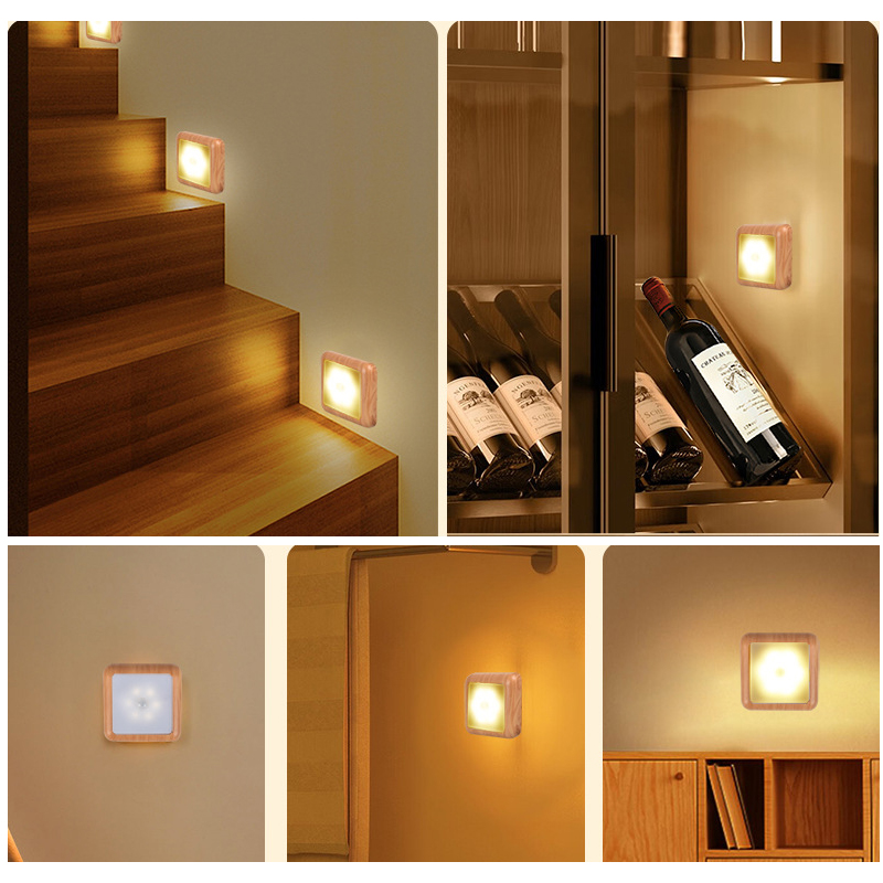 우드 그레인 무선 배터리 스마트 바디 모션 센서 LED - Ldr Light Sensor 리뷰 및 가격