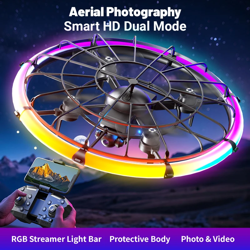 JJRC H145 UFO RC 드론, 듀얼 HD 렌즈, - Diy Drone Electronics 리뷰 및 가격