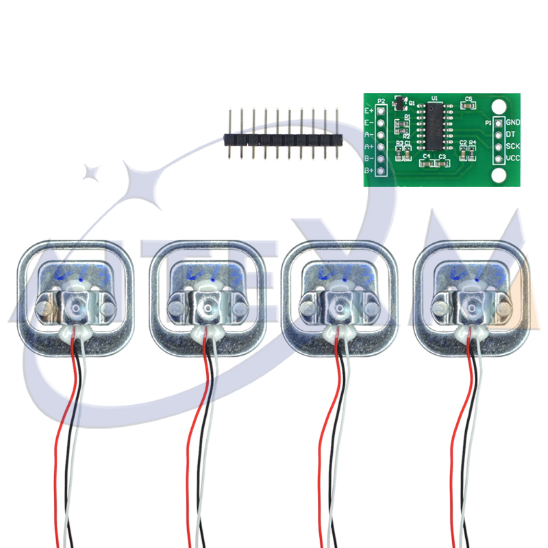 4PCS 인간 규모 로드 셀 무게 센서 + HX711  - Diy Electronics Load Cell 리뷰 및 가격