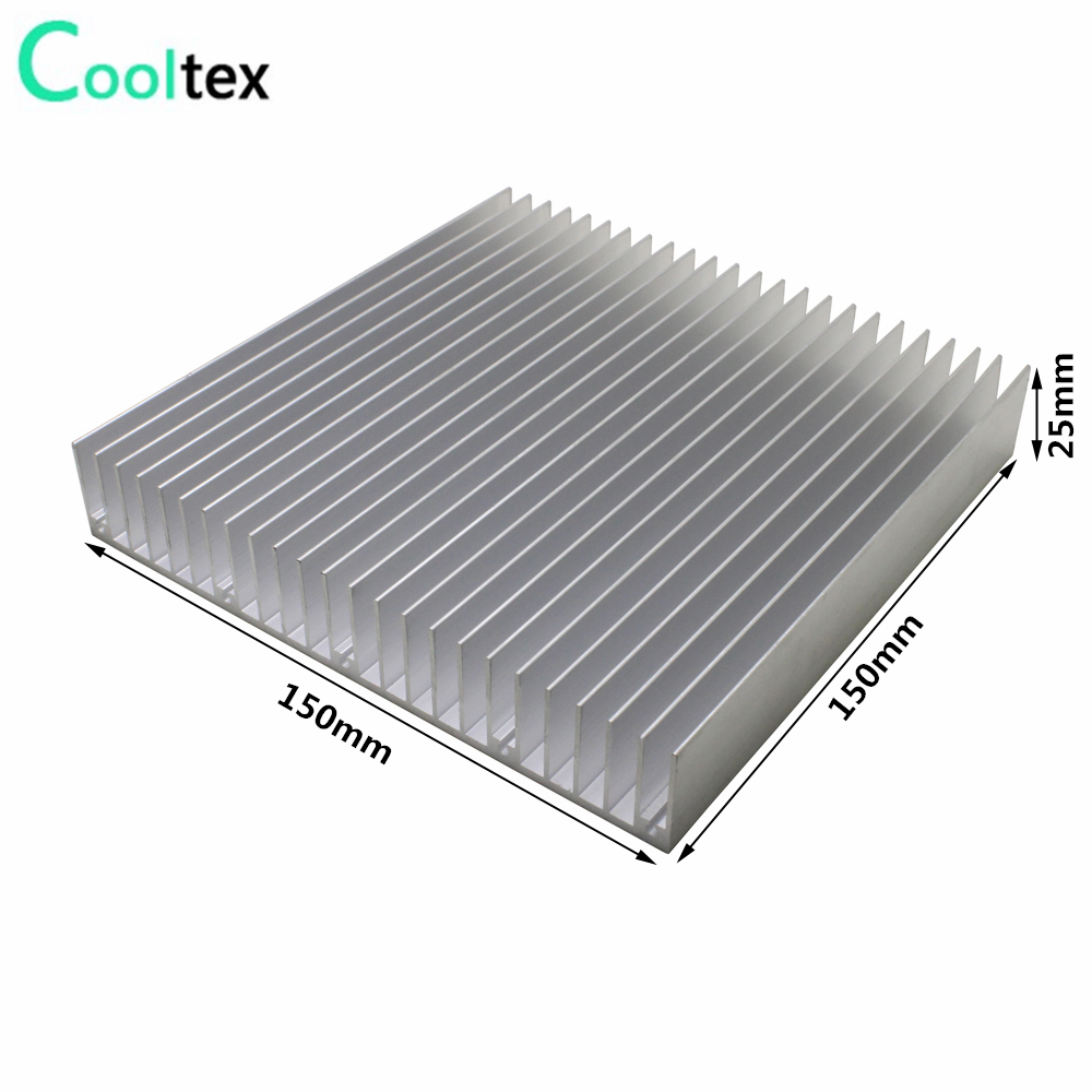 150x150x25mm DIY 알루미늄 방열판 방열판  - Diy Electronics For Home 리뷰 및 가격