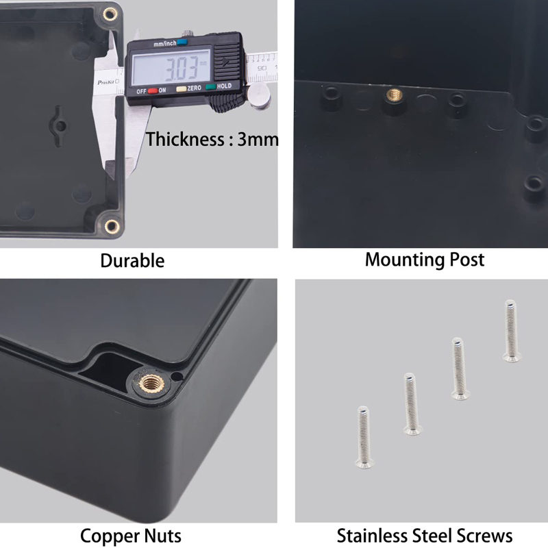 방수 정션 박스, ABS 플라스틱 전기 프로젝트 박스, - Diy Electronics Websites 리뷰 및 가격